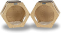 Two natural wood wall-mounted cat climbing additions