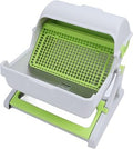 Semi-Automatic Tipping Bucket Self-Cleaning Cat Litter Box, Large