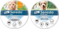 Flea and tick collars for a small dog and a cat