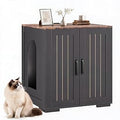 Litter Box Enclosure Furniture for Litter Robot 3/4/5 with Charge Hub