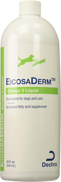 32 oz pump bottle of omega-3 EPA liquid supplement for dogs and cats