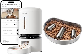 PETLIBRO Automatic Cat Feeder with 1080P HD Camera and Night Vision, with Slow Feeder Bowl Bundle
