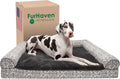 Boulder gray cooling gel sofa dog bed for large dogs, 53 x 40 inches