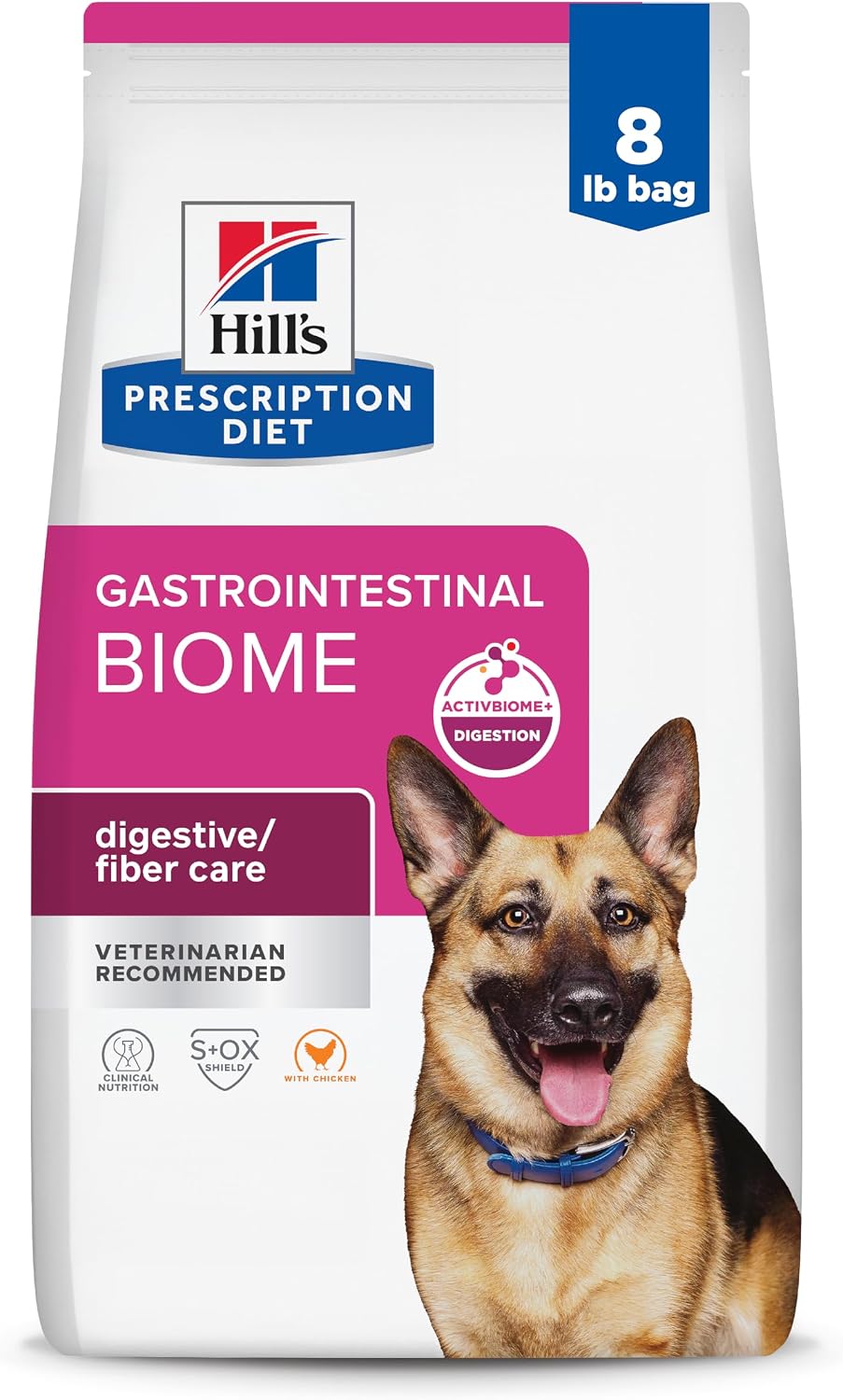 27.5 lb bag of prescription digestive fiber care dry dog food, chicken – view 3
