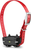 Red add-on dog training collar device with beacon light