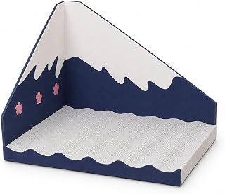 Snow Cat Scratcher Bed, White