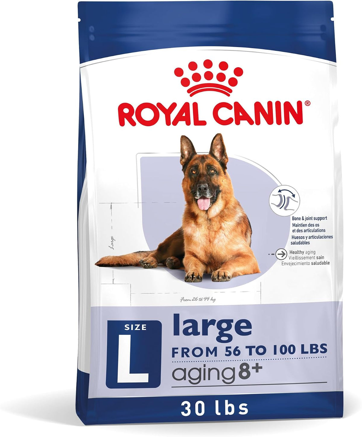 30 lb bag of large breed senior dry dog food