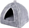 All-Season Cat Cave Bed, Large Space, Warm and Washable