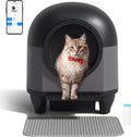 Gray 90L automatic self-cleaning cat litter box – view 2