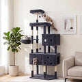 MAMIZO 81" Cat Tree Tower Condo, Heavy Duty, with Scratching Posts