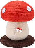 Mushroom-Shaped Cat Scratch Pad, Durable Sisal Board, 13.4 x 11 in