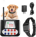 Wireless dog fence transmitter with remote and four waterproof receiver collars – view 4