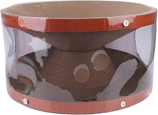 Corrugated Cardboard Cat Scratcher Tunnel Bed for Large Cats