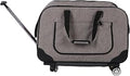 Rolling Pet Carrier with Detachable Wheels, Breathable Mesh, Foldable, Blue, up to 17.5 kg