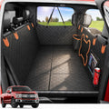 Hard bottom back seat dog cover installed in a crew cab truck – view 3