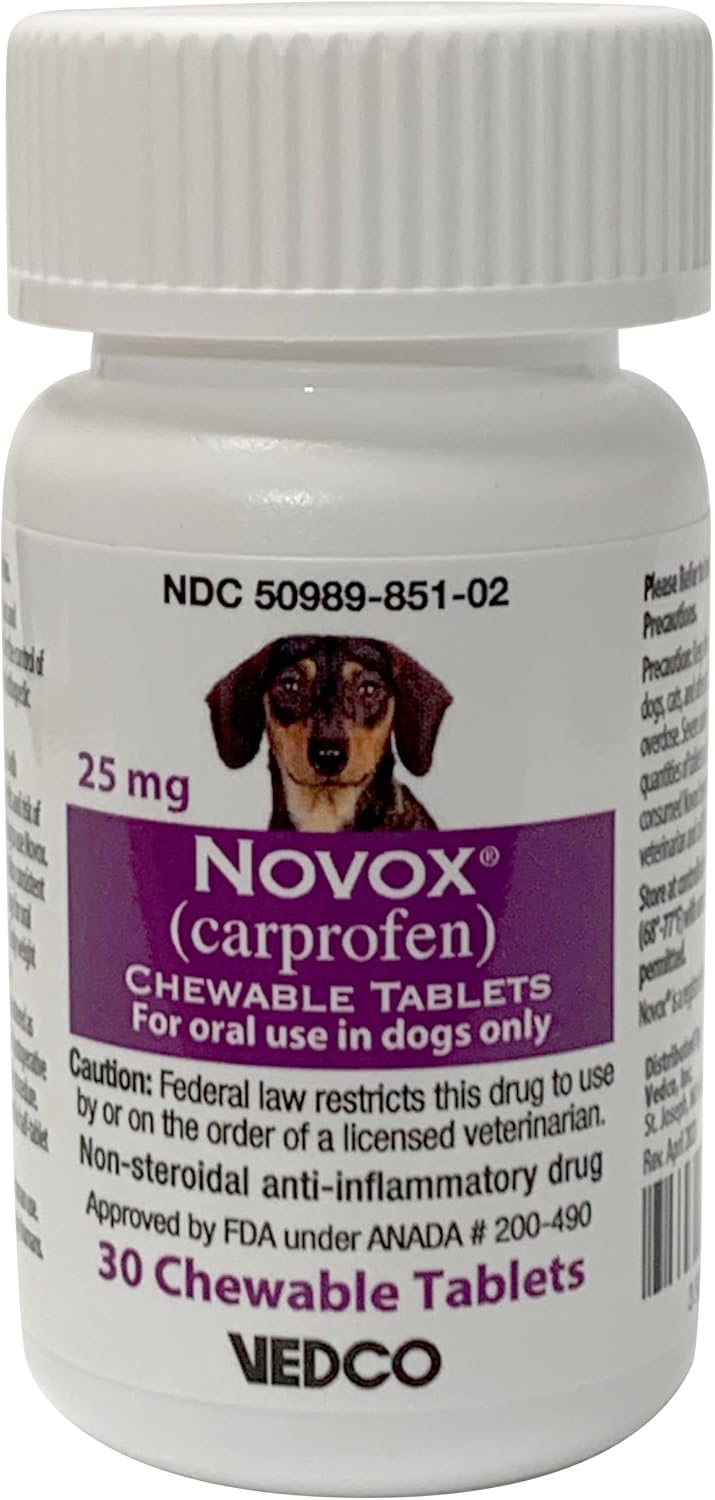 Bottle of 180 carprofen 100 mg chewable tablets for dogs – view 5