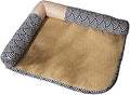 Cat Kennel Bed with Removable, Washable Rattan Mat, Four-Season