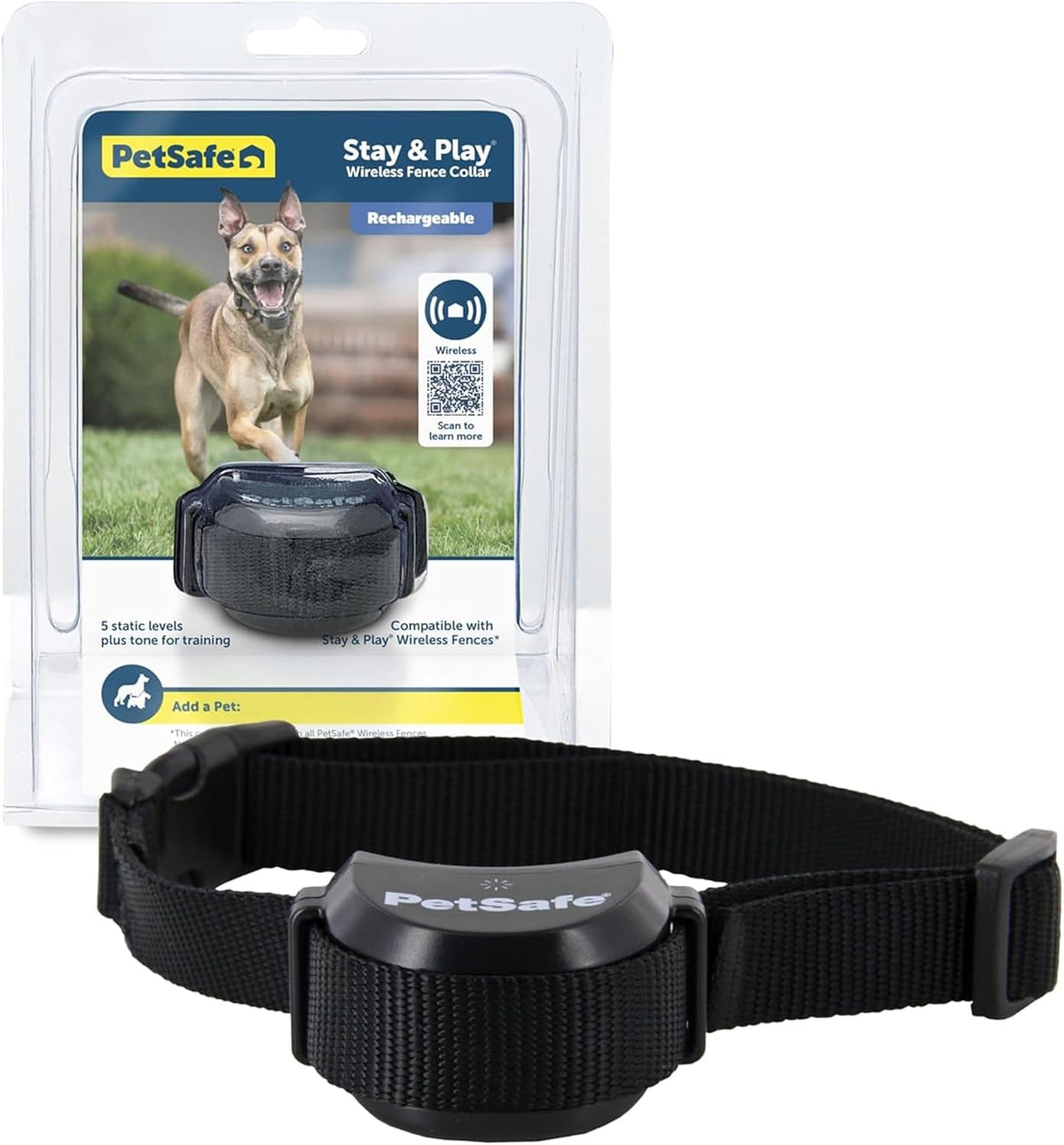 Rechargeable waterproof wireless fence receiver collar