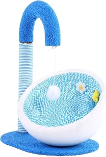 Luocute Cat Scratcher Lounge Bed, 2-in-1, for Indoor Cats