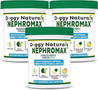 Synbiotic Pre and Probiotic Supplement for Cats and Dogs, 36 Billion CFU, 360 Capsules