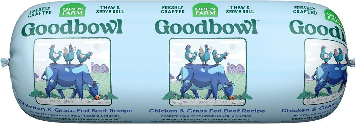 Gently cooked chicken dog food rolls – view 2