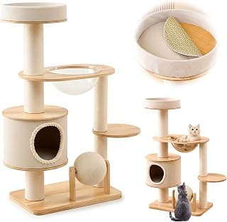 Multi-Cat Cat Tree Tower with Stable Base, Condo and Perch