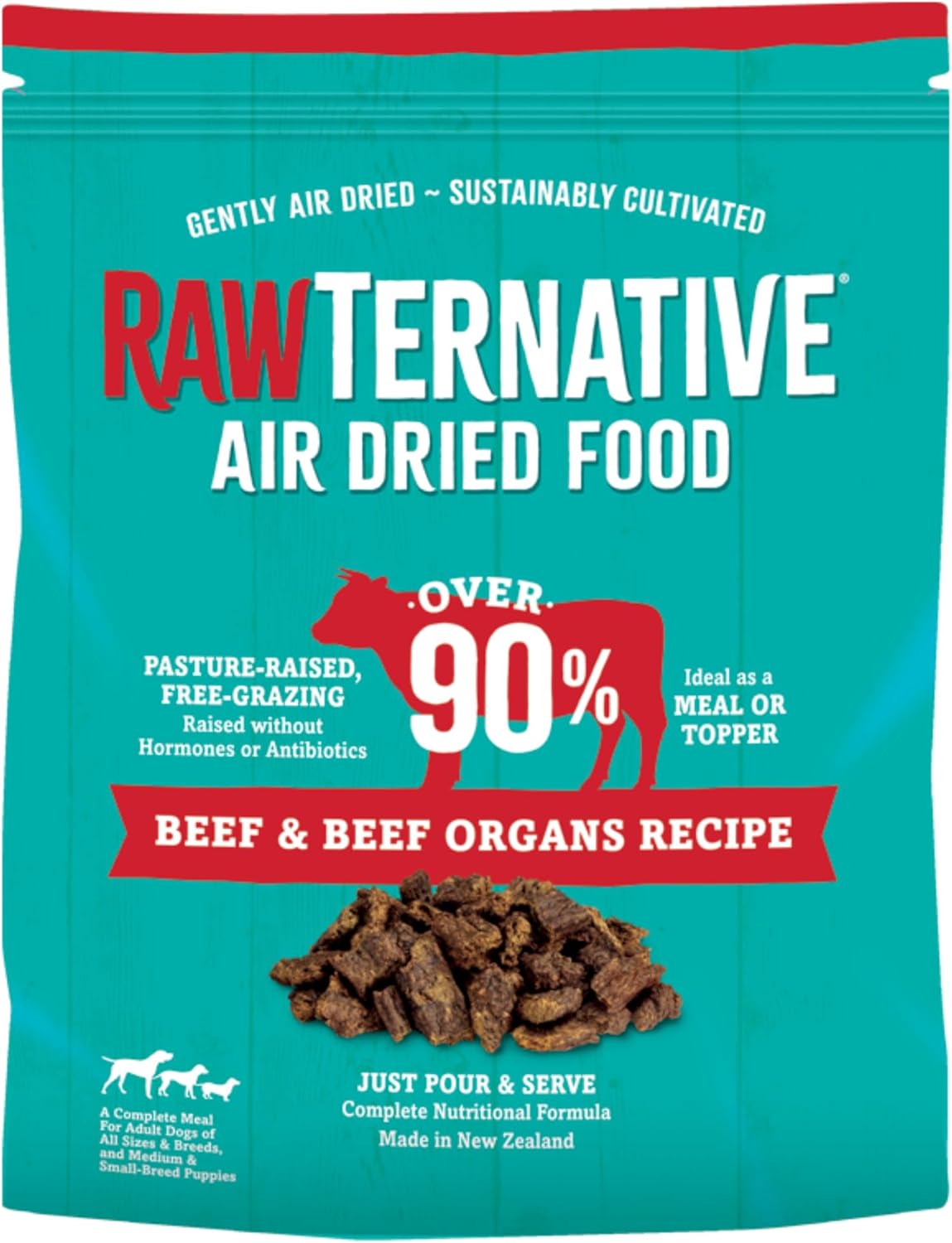 Bag of air-dried lamb, organs and venison dog food, 5 lb – view 3