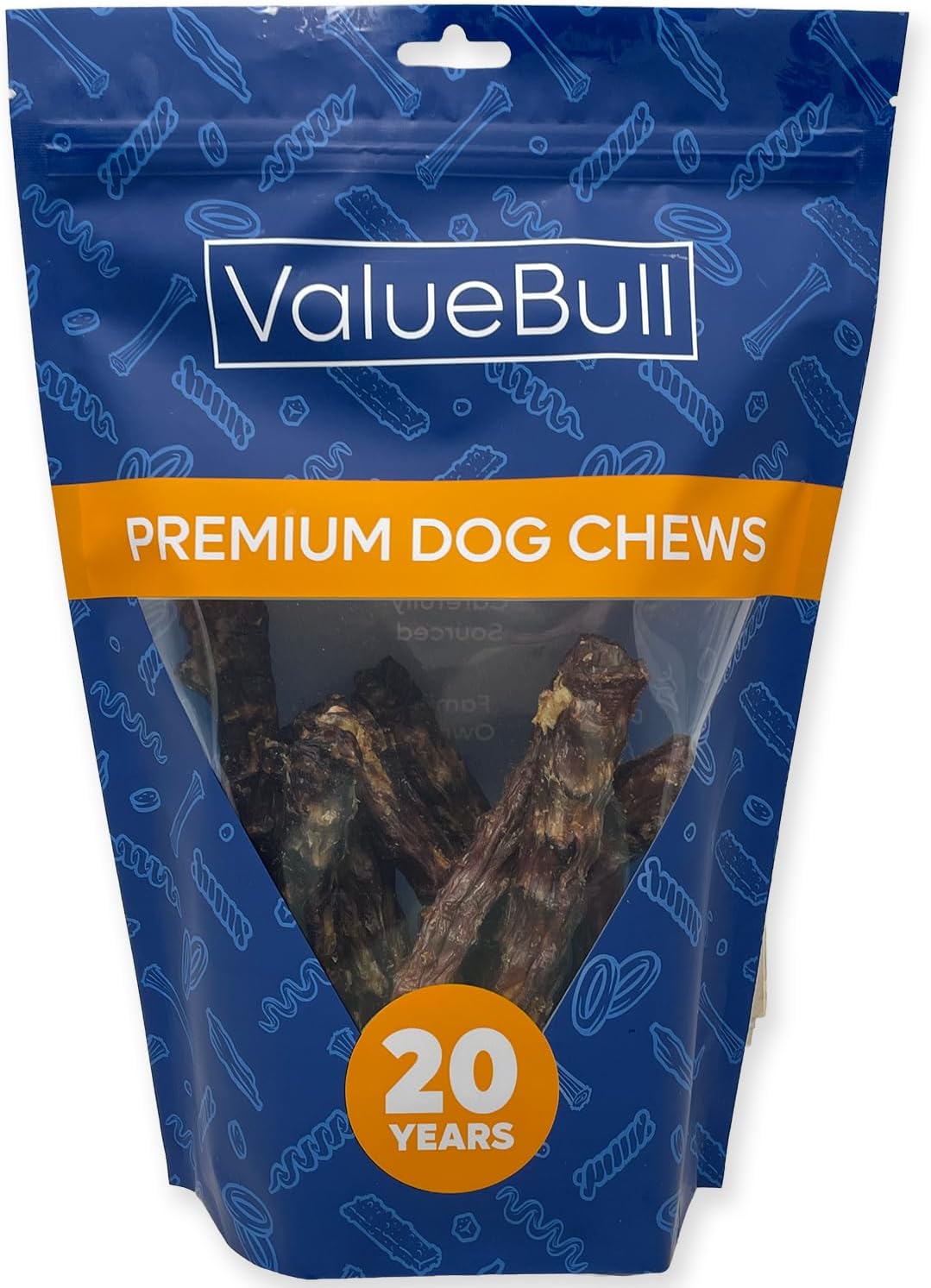 Pile of dehydrated duck neck chews for dogs – view 4