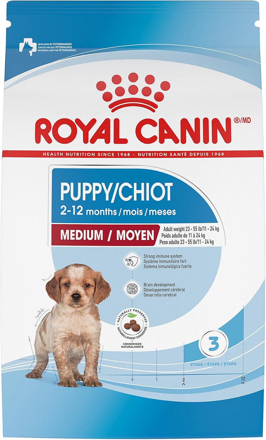 30 lb bag of medium breed puppy dry dog food – view 2