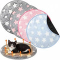4 Pack Heat-Reflective Cat Mat, Self-Warming Pad with Removable Washable Cover