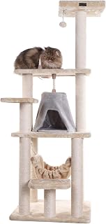 Armarkat Cat Tree Model A6501, Real Wood Cat Condo, 30 x 28 x 65 Inch