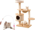 Cat Climbing Frame Tower with Sisal Scratching Posts and Nest