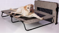 Harbor grey 50 inch elevated pet cot bed