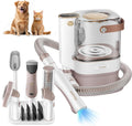 Dog grooming vacuum with 3.2L canister and grooming attachments