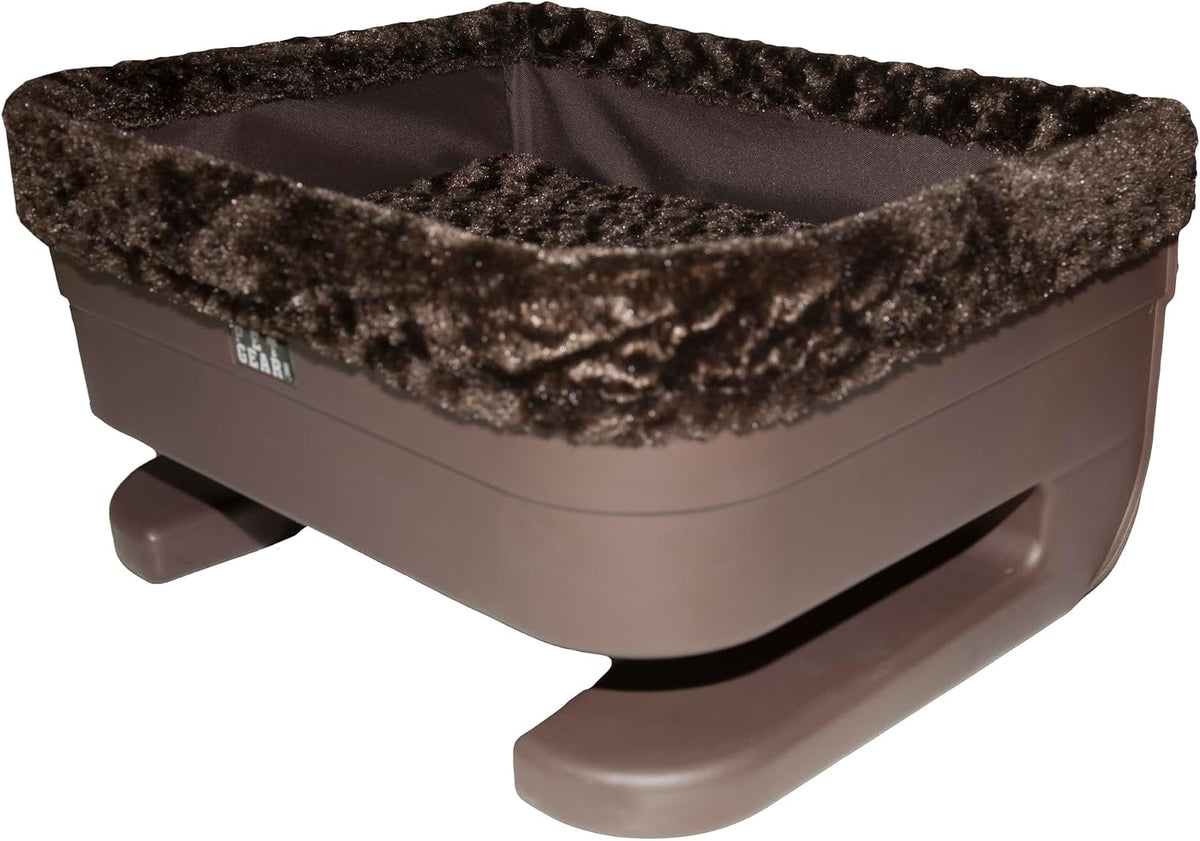 Pet booster seat with comfort pillow and safety tethers