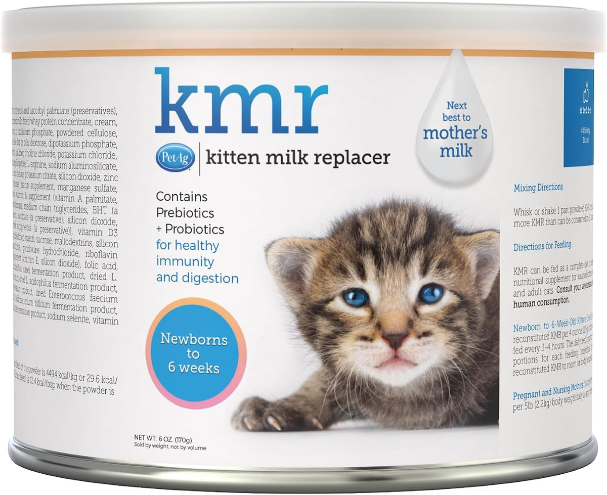 Container of powdered kitten milk replacer formula – view 3