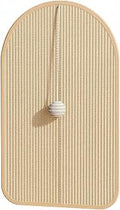 Woven Jute Cat Scratching Mat, 58 x 36 cm, Teardrop Ball