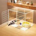 Indoor Cat Cage Playpen with Top, DIY Detachable Design, 75 x 39 x 47 cm