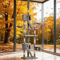 Height Adjustable Cat Tree, 5-102.5 Inch