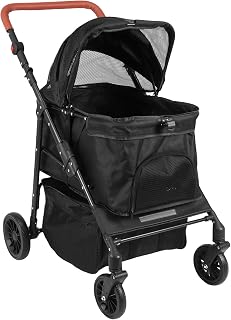 Cat Stroller for Small to Medium Dogs and Cats, Up to 33 lb