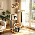 66-Inch Corner Cat Tree, Multi-Level Climbing Tower, 27.56 x 66 in