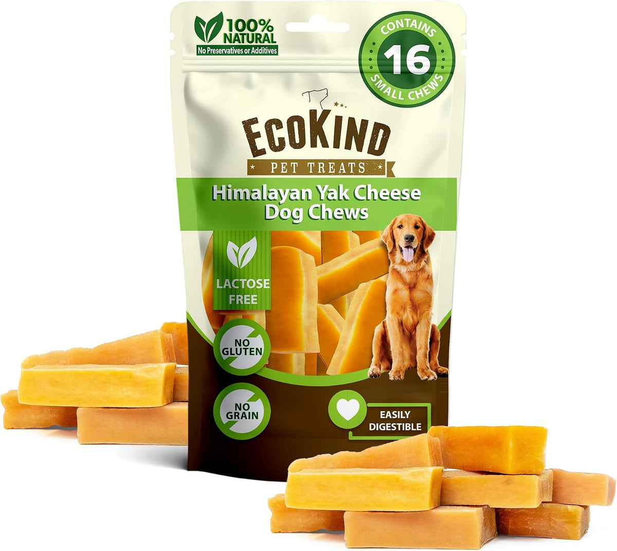 Pile of large Himalayan yak cheese dog chews – view 10