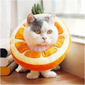 Fruit Shaped Adjustable Cotton Blend Pet Recovery Collar for Cats and Dogs