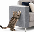 Self-Adhesive Sisal Cat Scratch Pad for Sofa, Light Grey, 23.4x195 Inches