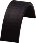 Roll of black leather-look coated webbing