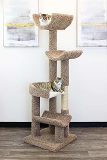 New Cat Condos 190121 Cat Climbing Tree, Brown