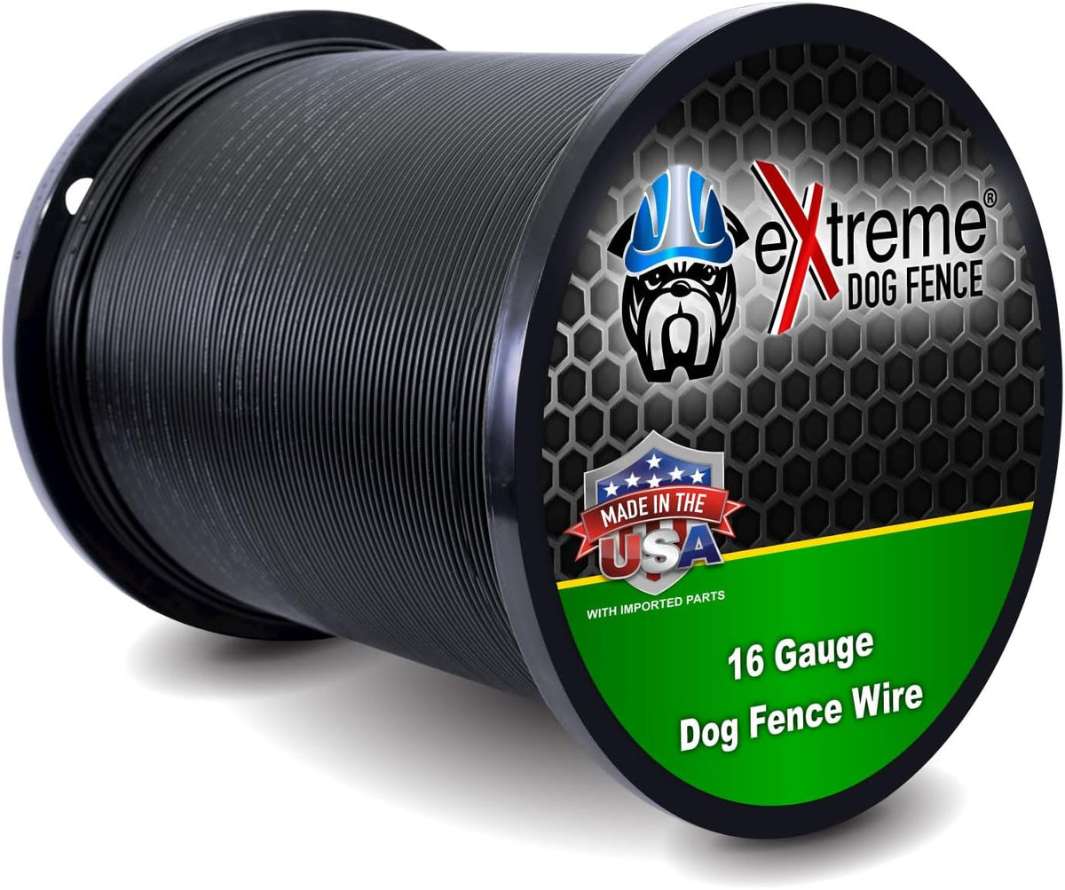 1000 ft spool of 16 gauge dog fence wire with polyethylene jacket