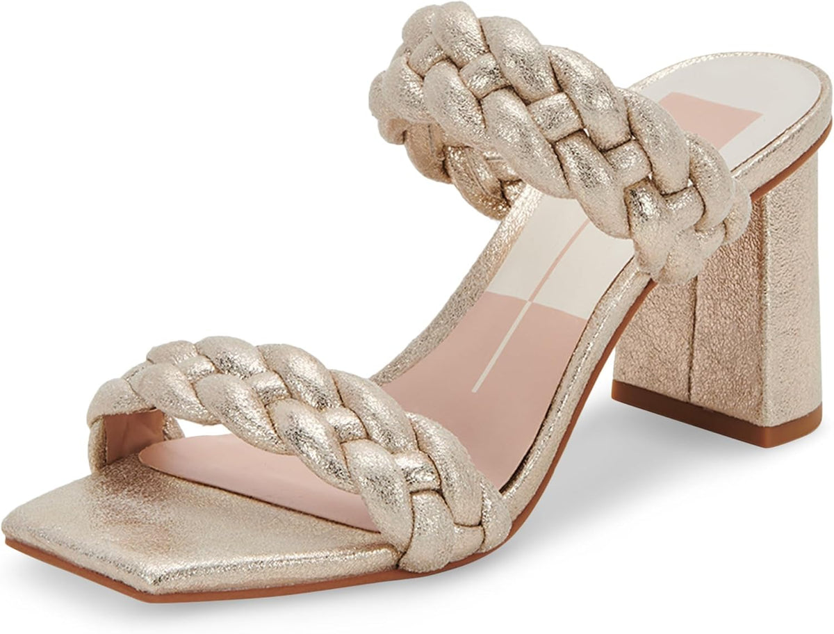 Women's fashion shoe shown in a metallic finish – view 7