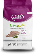 25 lb bag of grain-free pork and pea dry dog food