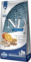 26.4 lb bag of cod and orange dry dog food